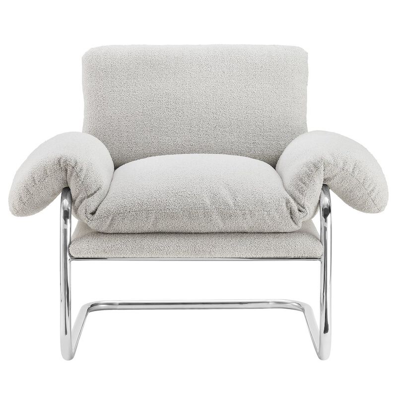 Ansel Boucle Fabric Accent Chair image number 5