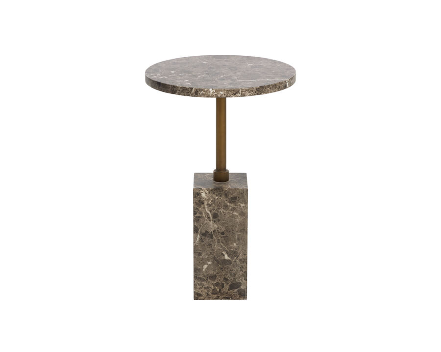 Mizani End Table in Brown