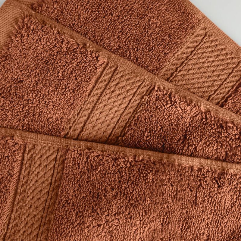 Egyptian Cotton Plush Bath Sheet Set of 2, Soft Absorbent Towels image number 2