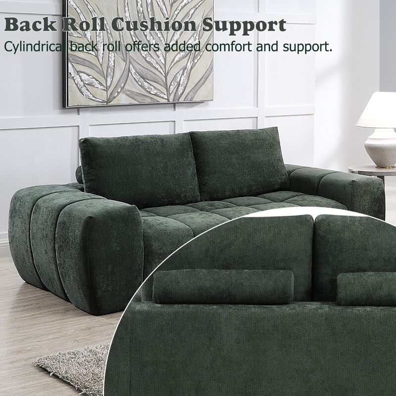 Dulkar Linen Compressed Sofa image number 2