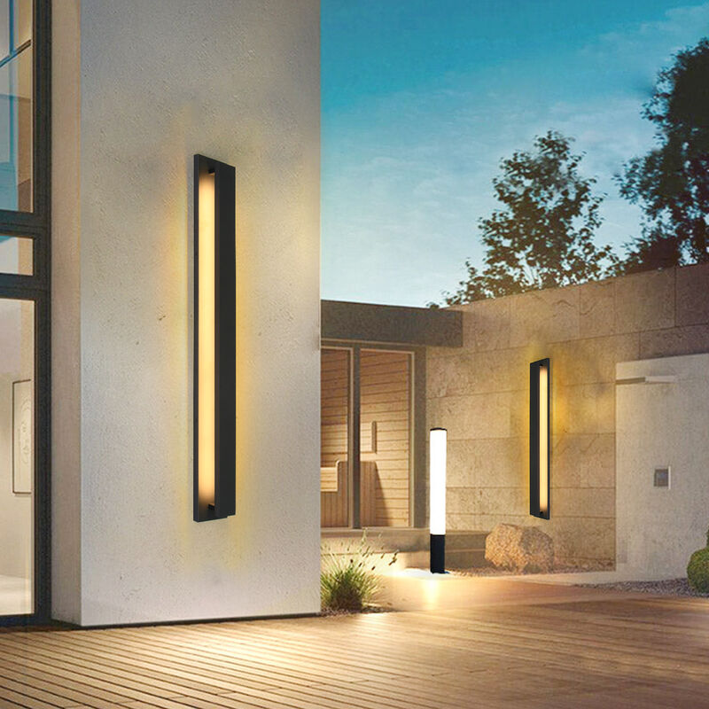 LED Wall Light Aluminium Linear Waterproof Outdoor Dimmable image number 3
