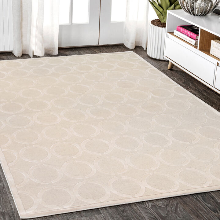 Pasargad Home Edgy Hand-Tufted Transitional Area Rug