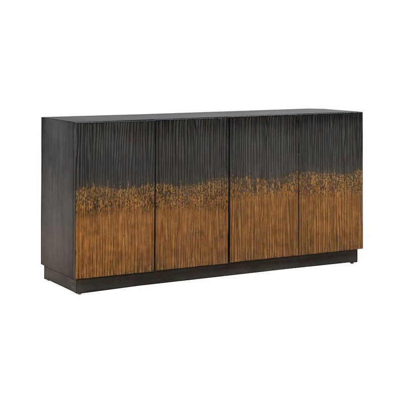 Liberty Furniture Fiore 4 Door Accent Cabinet  - Satin Espresso image number 7