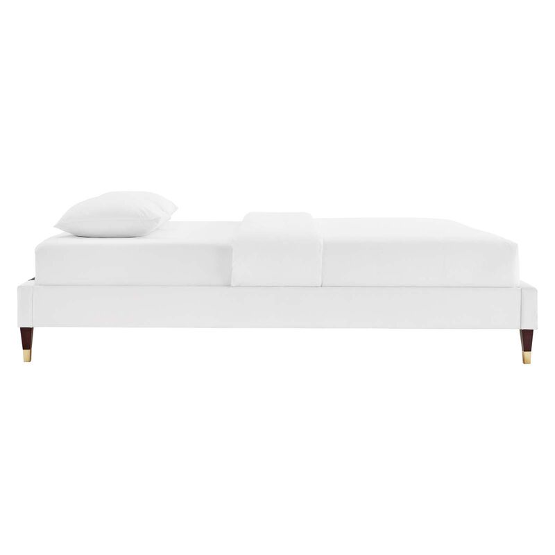 Modway - Harlow Twin Performance Velvet Platform Bed Frame image number 3