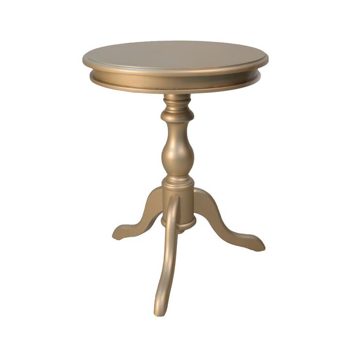 Carolina Living Gilda Side Table - Champagne