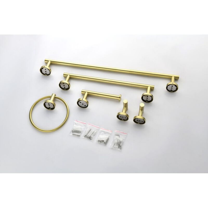 Zeblex Stainless Steel Bathroom Hardware Set image number 5