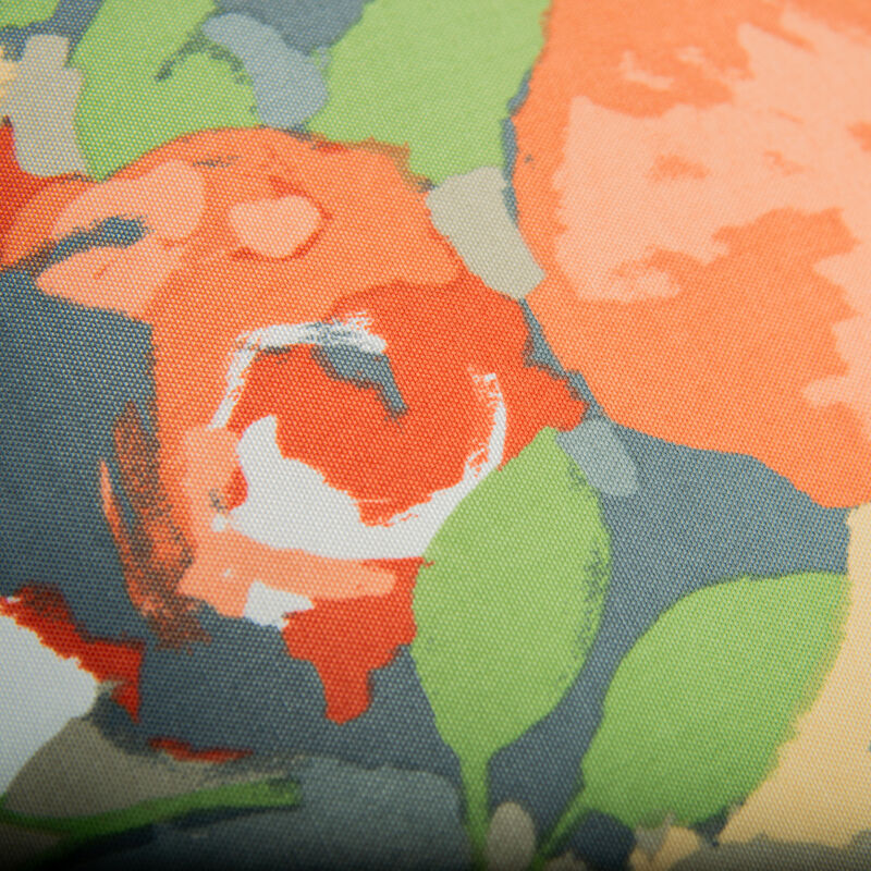 22"x22" Indoor/Outdoor Pillow, Botanical Terra Cotta and Green