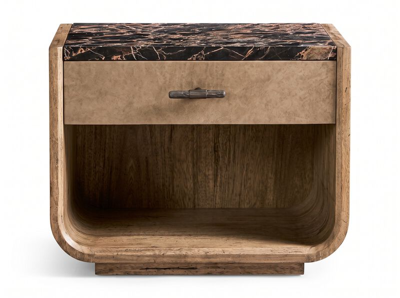 Stone Ridge Marble Nightstand image number 0