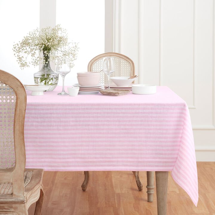 Linen Tablecloth - Amalfi Stripe