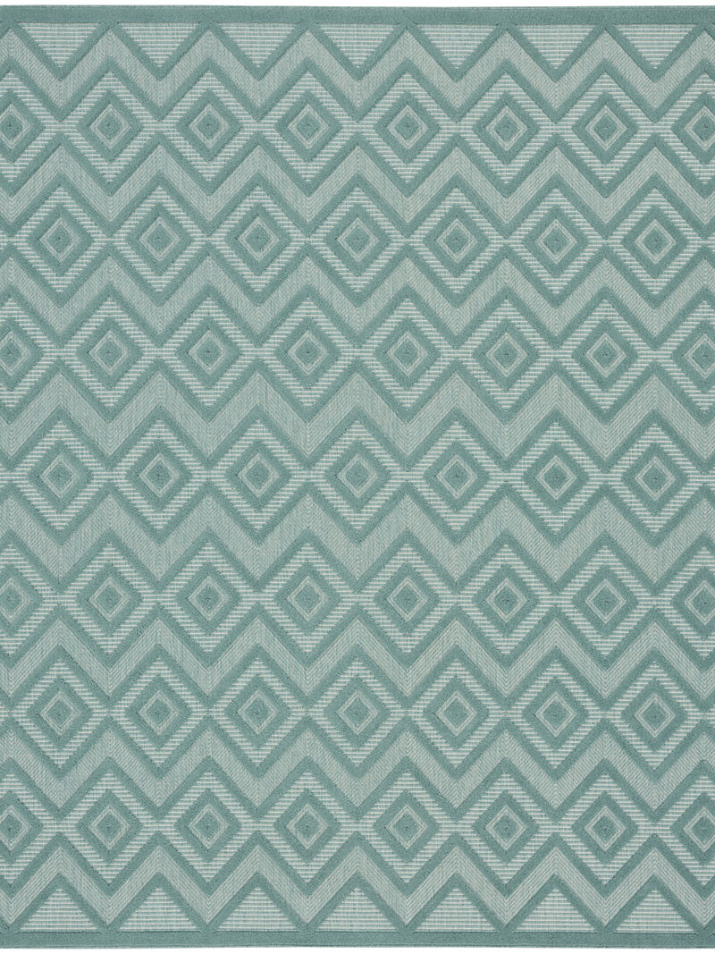 Versatile NRV01 Aqua/Teal 7' x 10' Rug image number 0