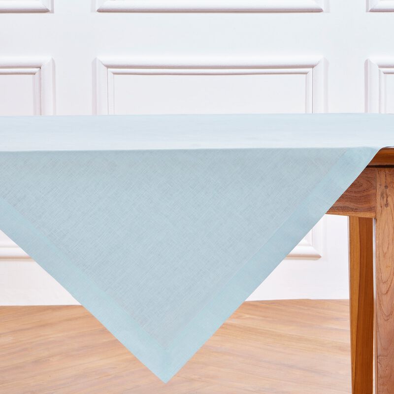 Solino Home Fete 100% Linen Table Throw &ndash; Handcrafted, Machine Washable, Perfect for Holiday and Everyday Dining