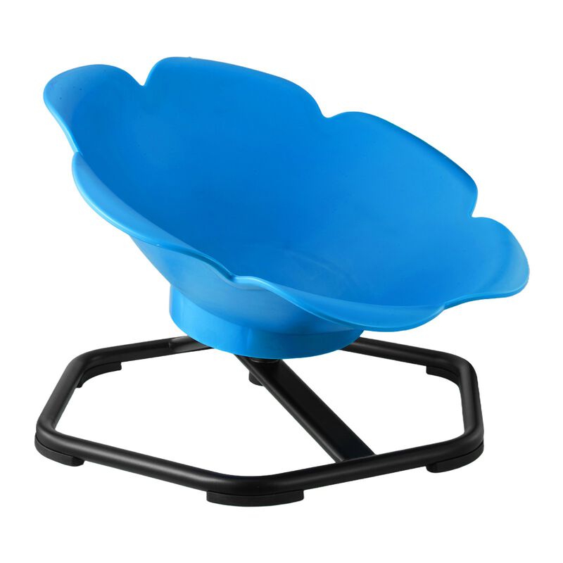 Toddler Sensory Swivel Chair Cylinder Shape Spin Seat with Metal Base image number 8