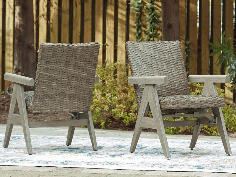 Carisbo Rocking Arm Chair (Set of 2) image number 1