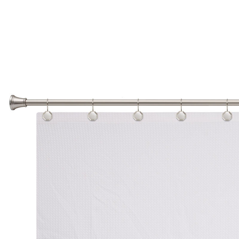 Zinc Shower Curtain Hooks, Set of 12 image number 5