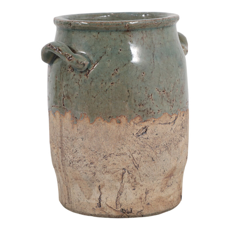 8x7" Traditional Vase, Green/brown image number 2