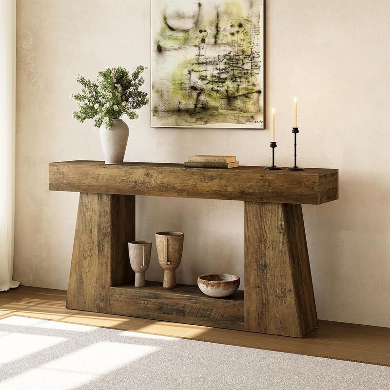 Tribesigns Wood Console Table image number 5