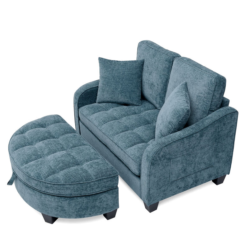 Pefwod Loveseat Reclining Sofa image number 8