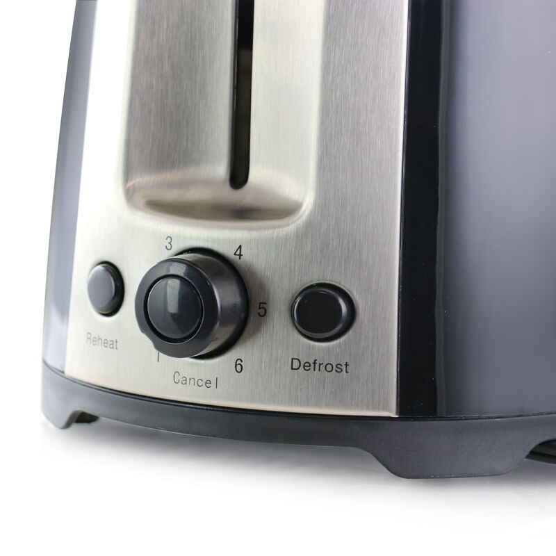 Better Chef Cool Touch Wide-Slot Toaster- Black