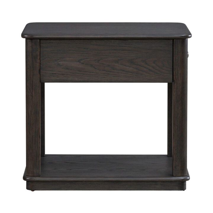 Liberty Furniture Wallace End Table for Living Room - Aged Oak