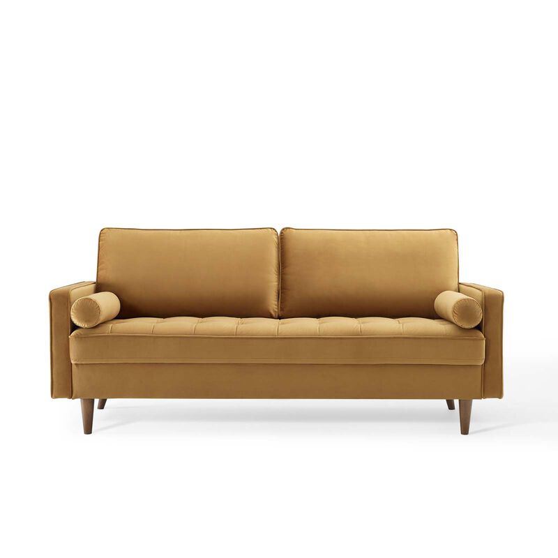 Valour Performance Velvet Sofa image number 0