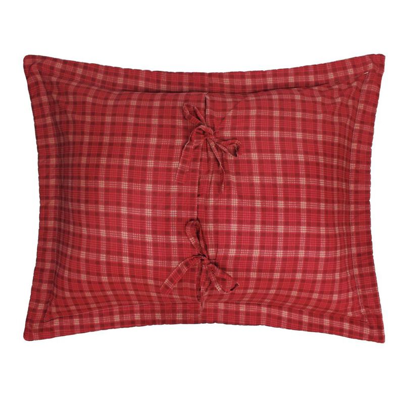 Greenland Home Fashion Oxford Ultra Comfortable Pillow Sham King Red