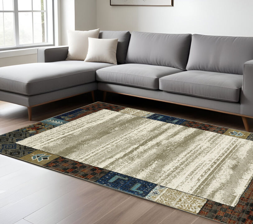 HomeRoots Patchwork Area Rug