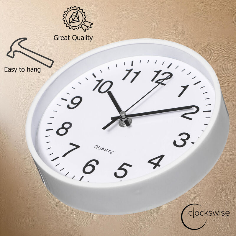 Clockswise Blue 10-In Analog Clock