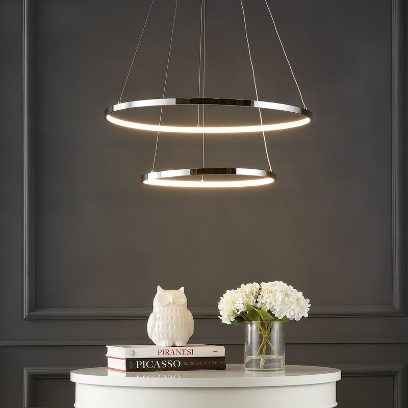 Brice Modern Contemporary Iron Integrated LED Pendant