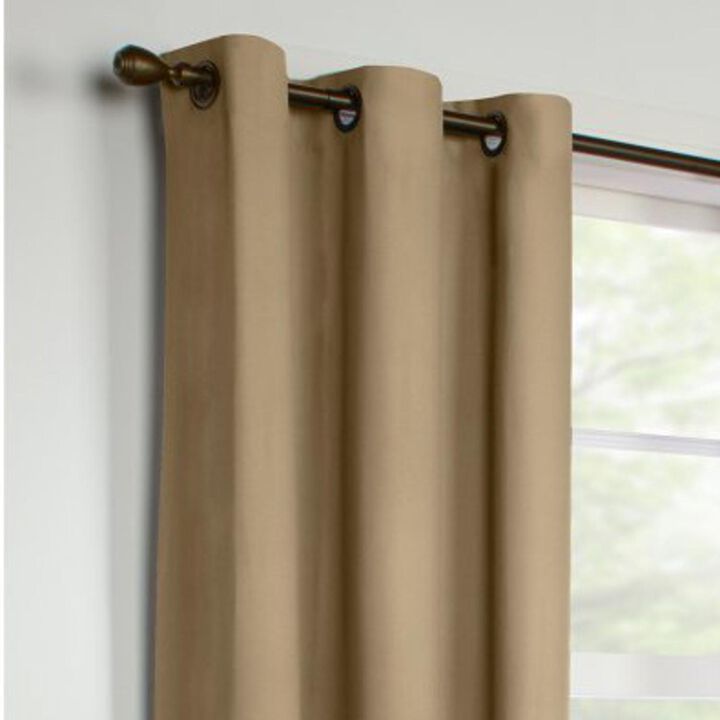 Commonwealth Thermalogic Prelude Insulated Grommet Top Window Panel - 40x84" - Taupe