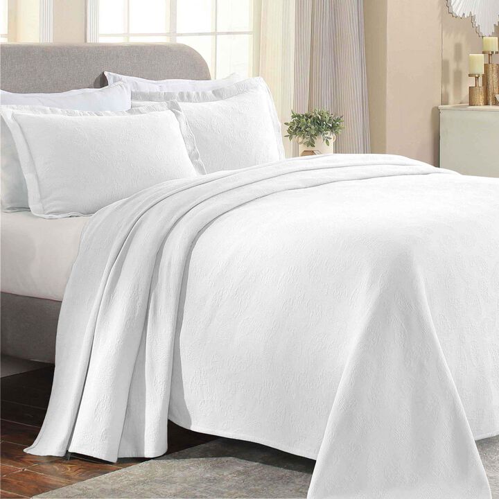 Lightweight Cotton Bedspread Set with Matching Shams