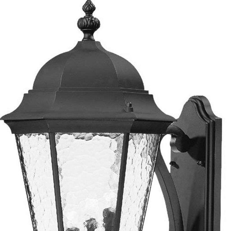 Hivvago Telfair 3-Light Matte Black Wall Light