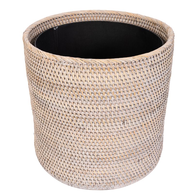 Saboga Home&trade; Round Waste Basket with Metal Liner image number 0