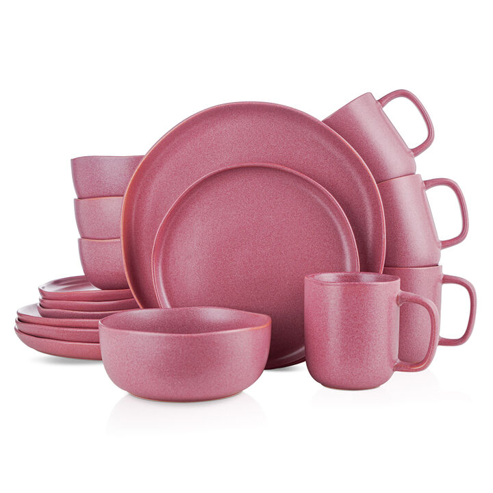 Stone Lain Tom Stoneware 16 Piece Dinnerware Set