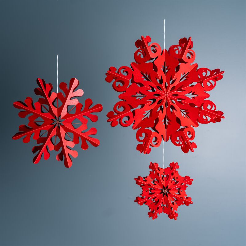 Paper Snowflake Ornament (Set of 6)