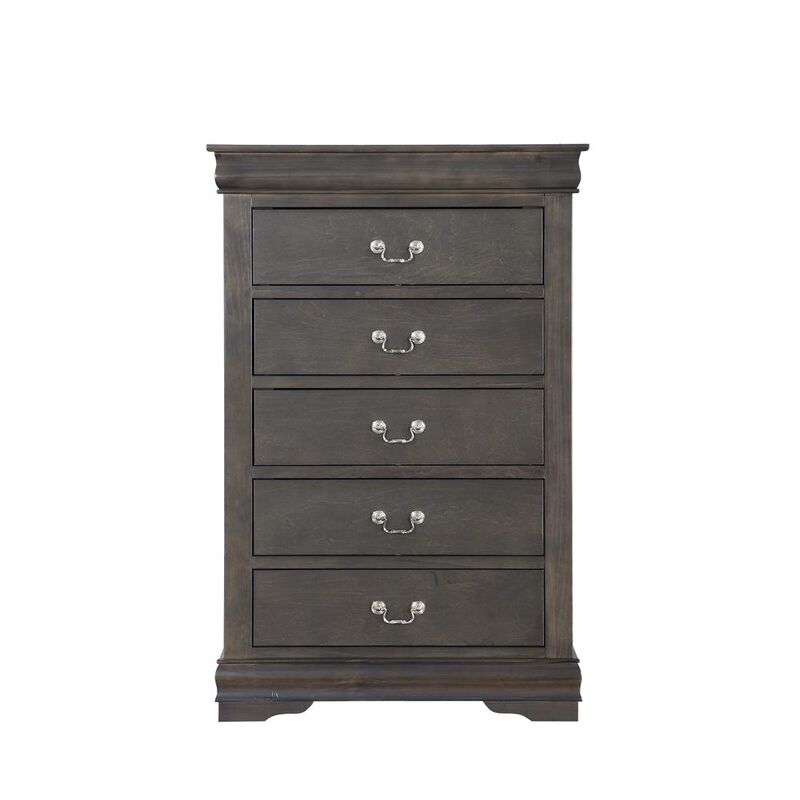 Acme Furniture Louis Philippe Chest, Dark Gray  (26796)