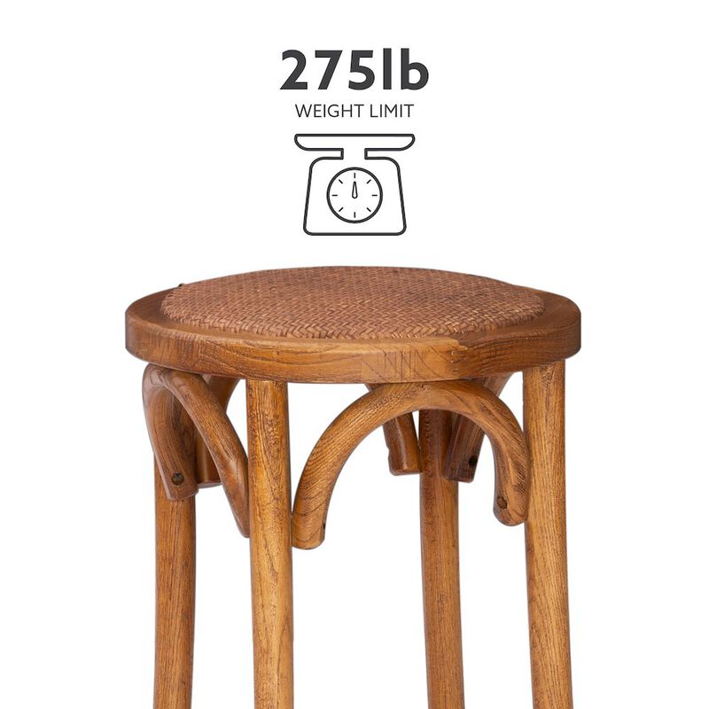 Linon Rae Backless Counter Stool image number 6