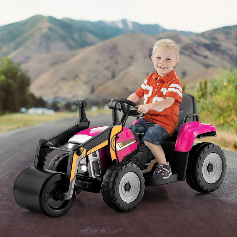 Kids 12V Ride On Construction Road Roller image number 1