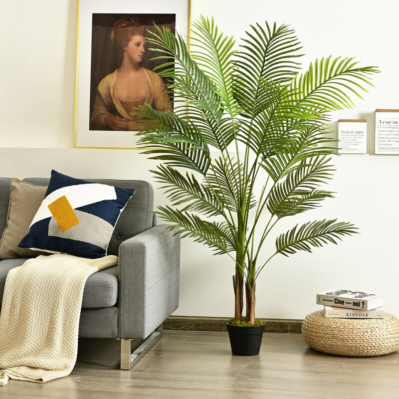 5 Ft Indoor Artificial Phoenix Palm Tree Plant