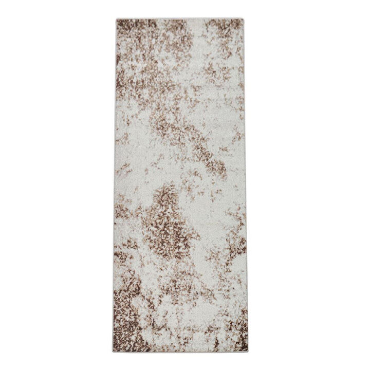 RUGSOTIC CARPETS MACHINE MADE HEATSET POLYPROPYLENE AREA RUGS - Runner Shape, Abstract Modern Design, Midium Pile Machine Made Area Rugs for Living Room, Bed Room (M00021)