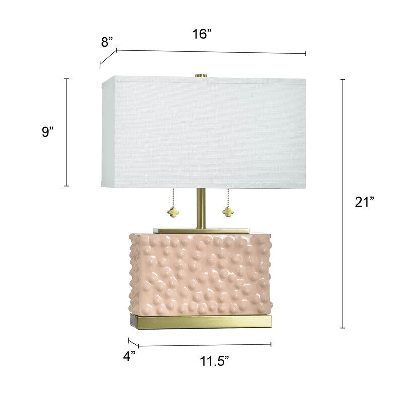 Astoria Blush Table Lamp