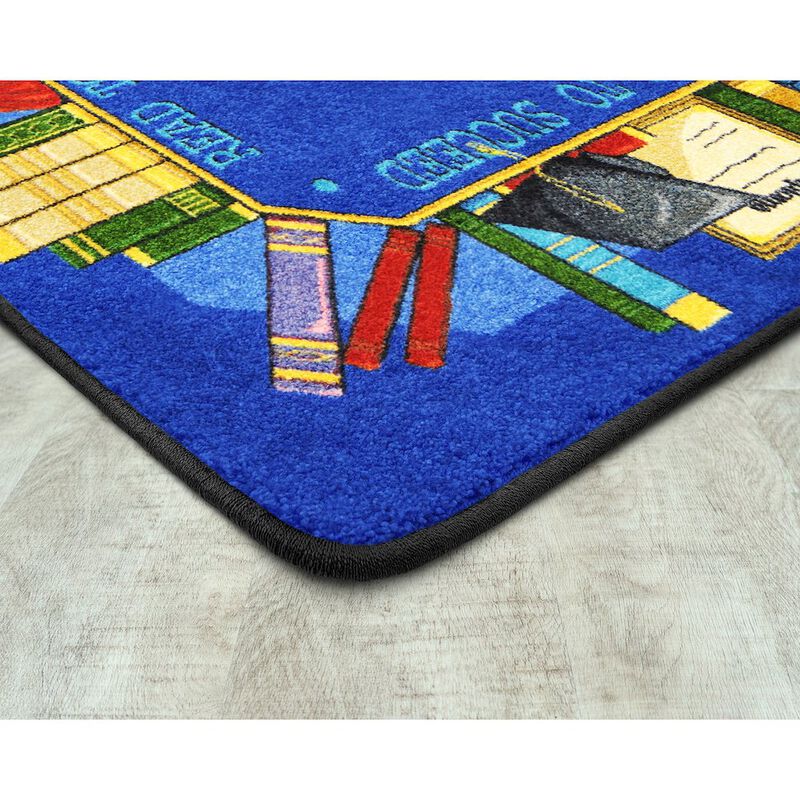 Joy Carpets Kid Essentials Read to Succeed 3'10 x 5'4 Area Rug in Color Multi