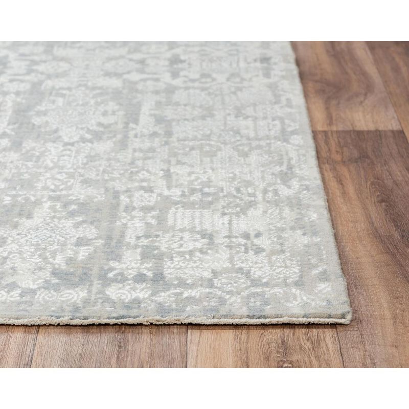 Hybrid Cut Pile Wool/ Tencel Rug, 9' x 12'