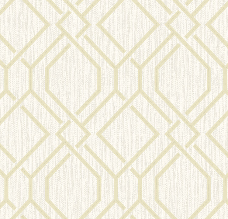 Frege Gold Trellis Wallpaper