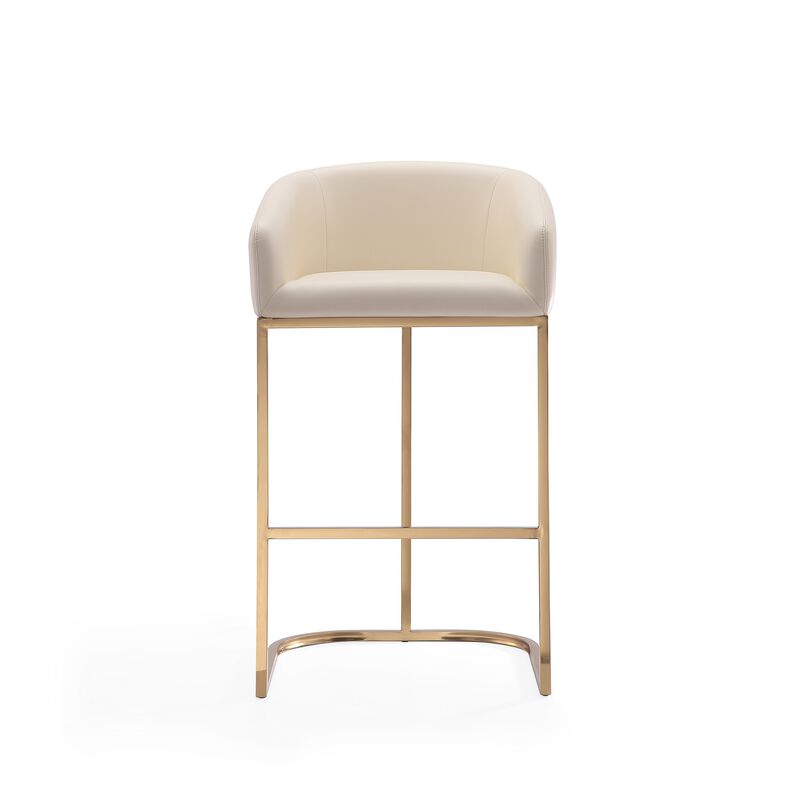 Louvre Cream Bar Stools (Set of 3)
