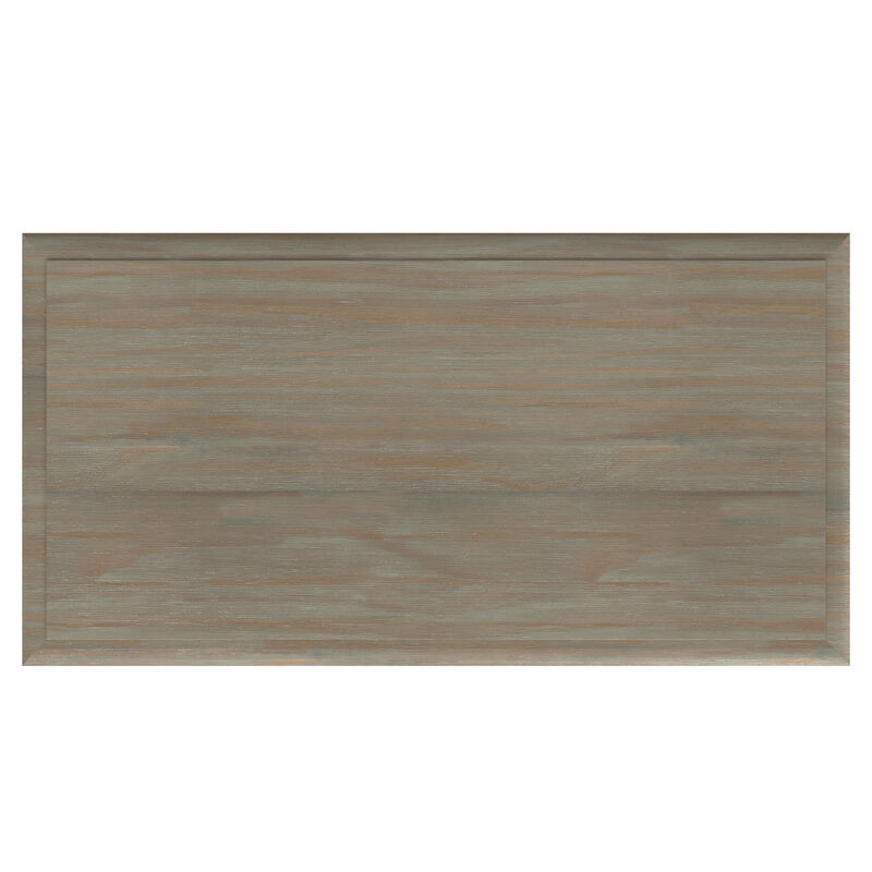 Burlington SOLID WOOD 30 inch Wide Transitional Low Storage Cabinet in Distressed Grey image number 6