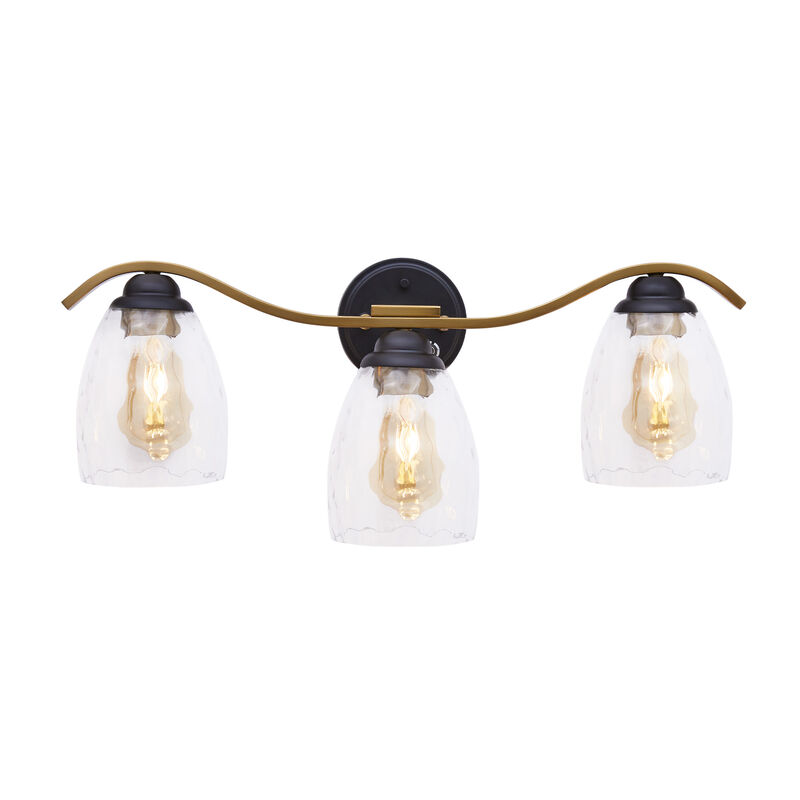 Heidi 3-Light Bathroom Vanity Wall Sconce Light with 3-Stage Touch Dimmer image number 3