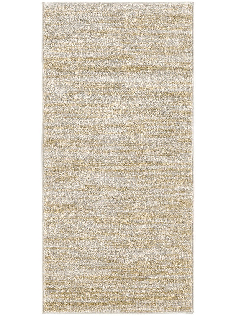 Nourison Essentials NRE01 Ivory/Gold 2'2" x 10' Rug image number 0