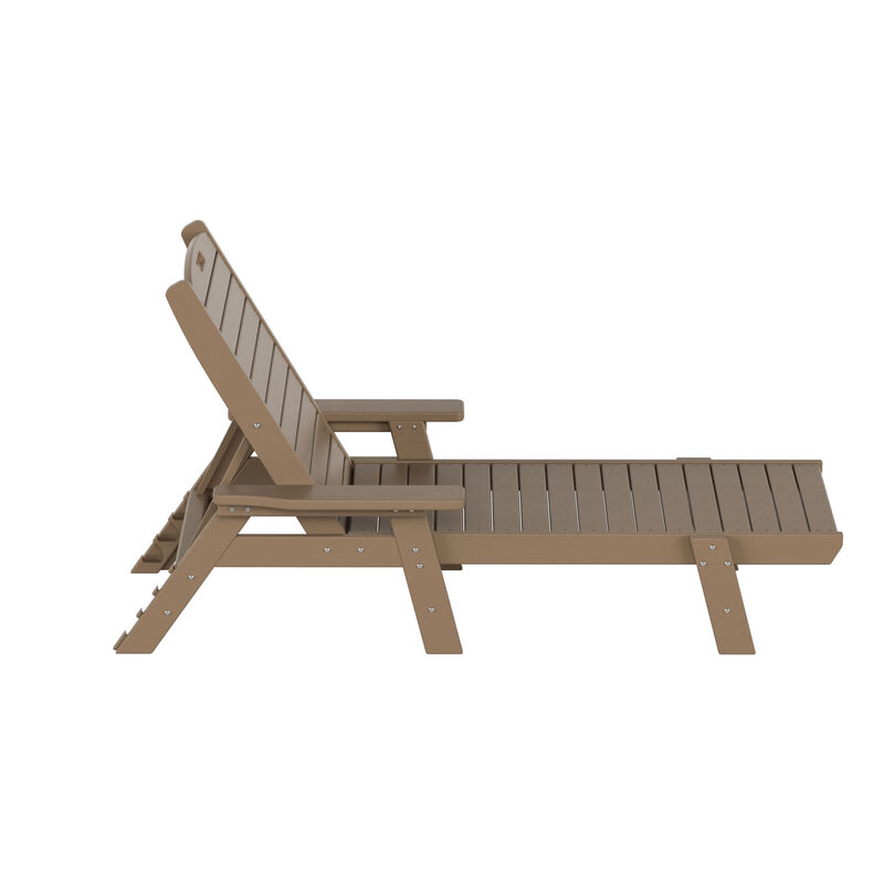 WestinTrends Adirondack Outdoor Chaise Lounge
