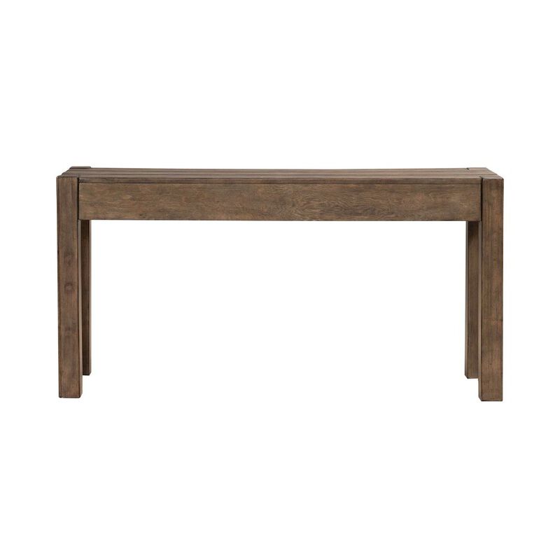 Liberty Furniture Broadmore Living Room Console Table - Cobblestone Brown image number 4