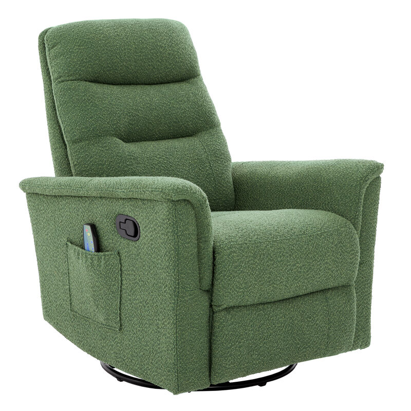 Merax Manual Massage Recliner Chair with 270&deg; Swivel & Rocking Function Recliners image number 0
